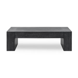 Bristol Solid Wood Coffee Table - Aged Black Finish