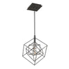 Artistry AC11117PN Pendant in Matte Black & Polished Nickel