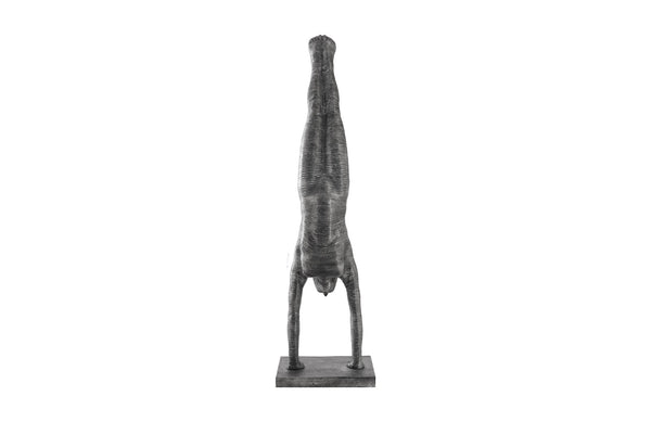 Handstand Sculpture, Aluminum, Large