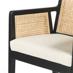 Antonia Cane Stool-Savile Flax-Bar