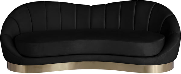 Jesse Sofa In Black Velvet