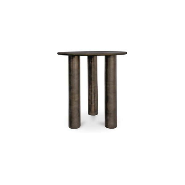 Moe's Deacon Outdoor Side Table in Deep Bronze