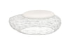 Wire Mesh Stone Stool With Cushion, Large