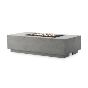 Kenton Outdoor Fire Table In Pewter Concrete