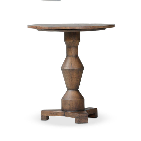 Rivi End Table - Antique Belgium Bleach