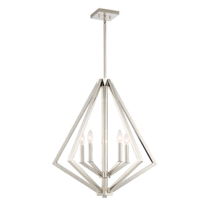 Breezy Point AC10685PN Chandelier in Polished Nickel