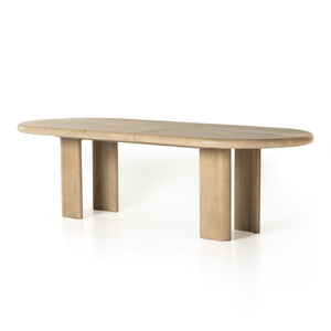 Jaylen Extension Dining Table In Light Oak