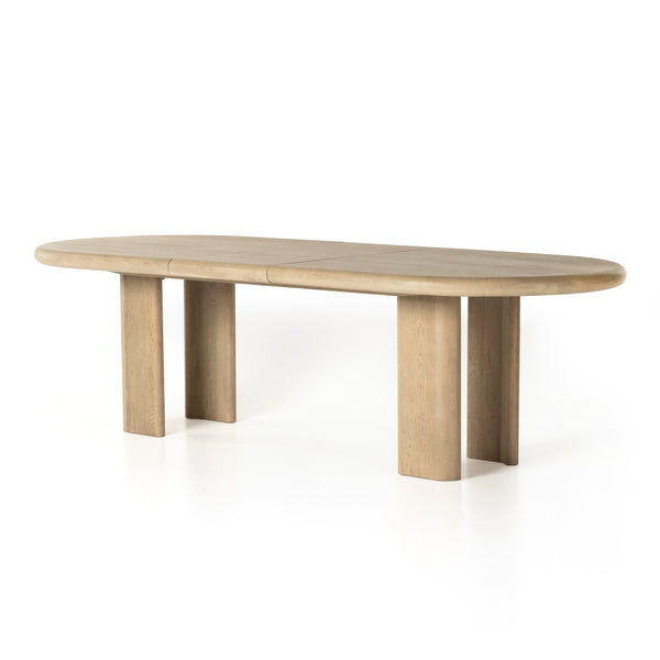 Jaylen Extension Dining Table In Light Oak