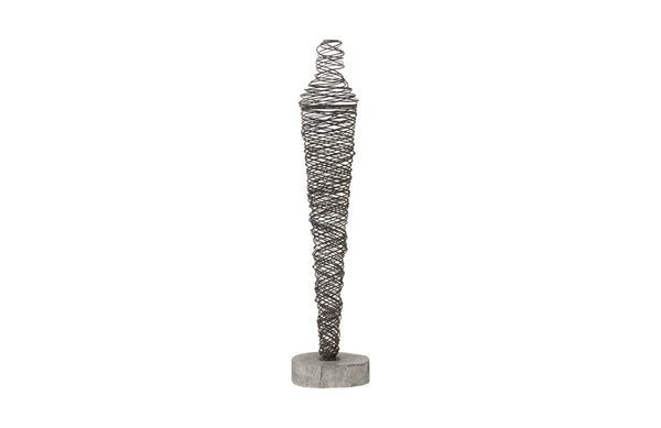 Abstract Wire Man Floor Sculpture, Large