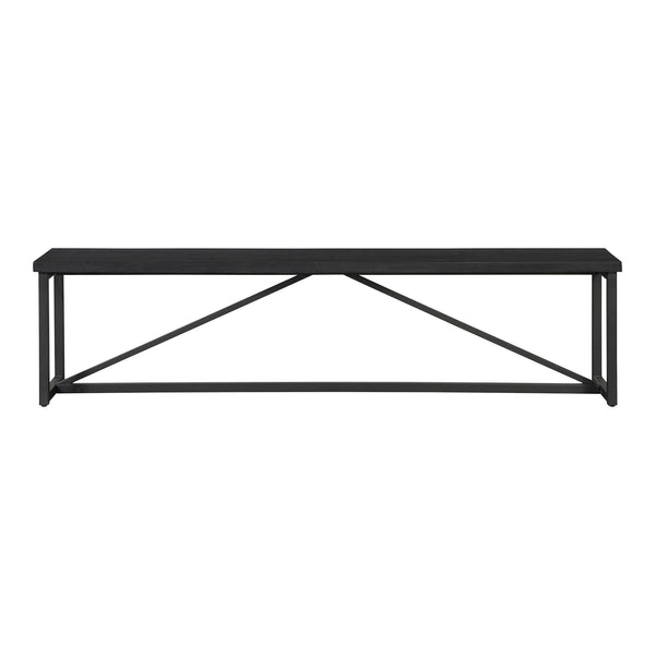 Sierra Bench Black with Reclaimed Pine Top