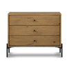 Eaton Large Nightstand - Amber Oak Resin
