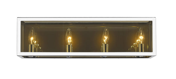 Infinity 4 Light Vanity in Chrome Finish