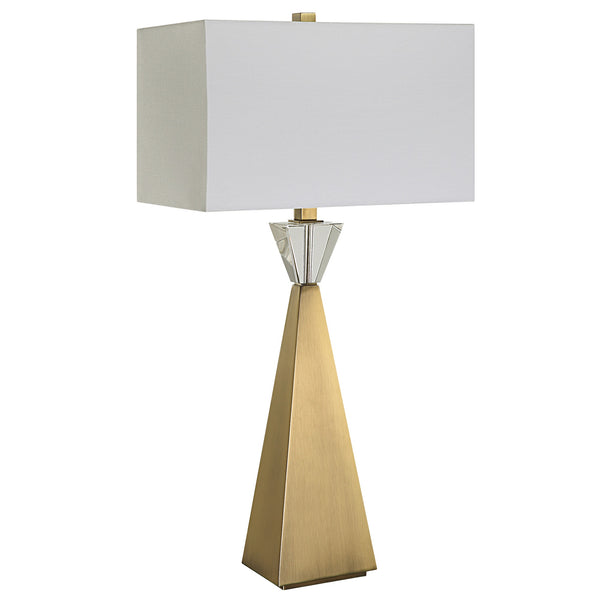 Arete Modern Brass Table Lamp