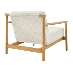 Arnold Chenille Accent Arm Chair, Concord Cream