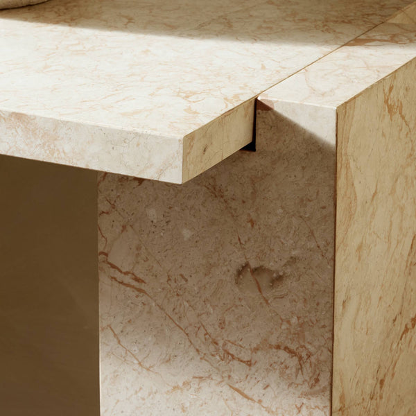 Romano Console Table - Desert Taupe Marble