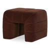 Verity Stool in Warm Brown Velvet