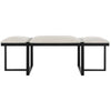 Triple Cloud Modern Upholstered Bench