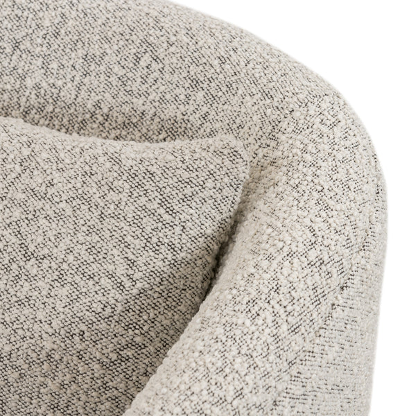 Topanga Swivel Chair In Knoll Domino