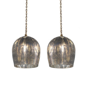 Anya Pendant - Distressed Mercury Glass