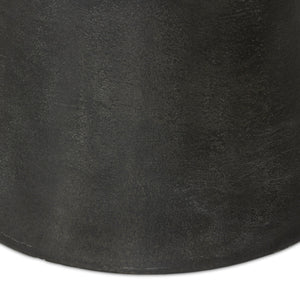 Balboa Outdoor End Table - Veined White Marble