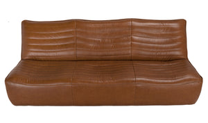 Mcclain 3 Seater, Roche Tan Leather