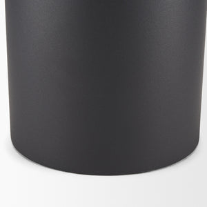 Tosca Tall Matte Black Metal Vase