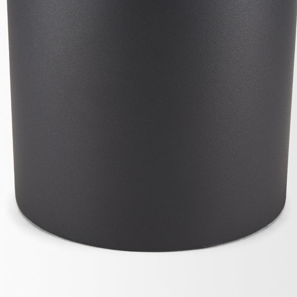 Tosca Tall Matte Black Metal Vase