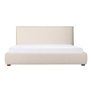 Luzon King Bed in Wheat Upholstery