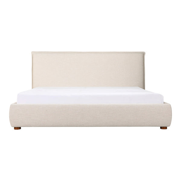 Luzon King Bed in Wheat Upholstery