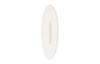 Cycladic Oval Wall Decor, Resin, Off White