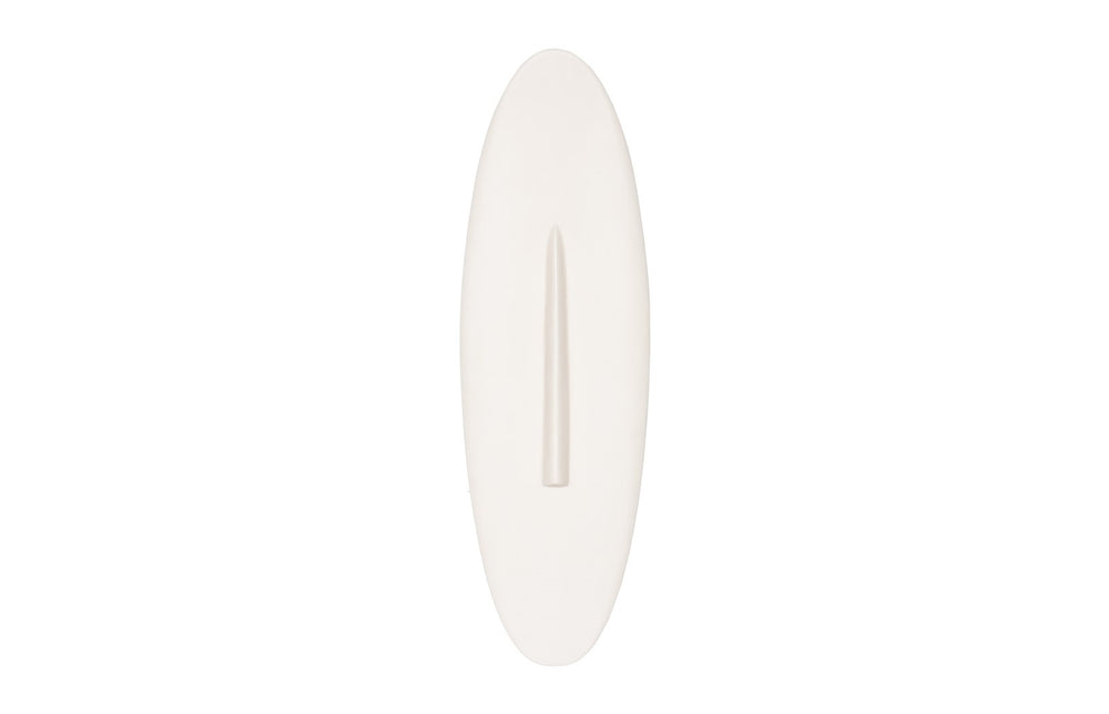 Cycladic Oval Wall Decor, Resin, Off White