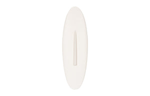 Cycladic Oval Wall Decor, Resin, Off White