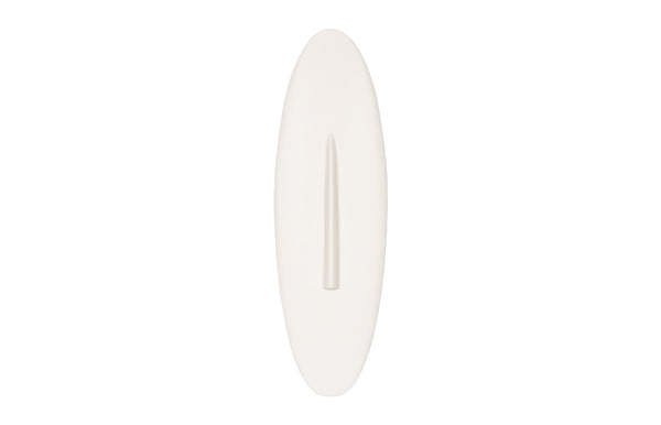 Cycladic Oval Wall Decor, Resin, Off White