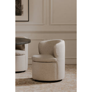 Moe's Dane Swivel Dining Chair in Beige