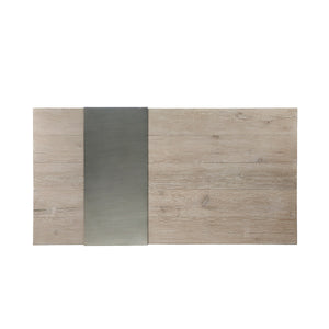 Danica Solid Wood Rectangle Coffee Table in Aged Cream