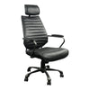 Moe's Executive Office Chair in Black Leather