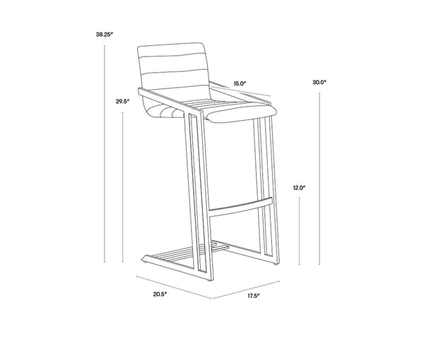 WEBBER BARSTOOL - BRAVO COGNAC