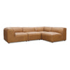 Moe's Form Signature Modular Sectional in Tan Leather