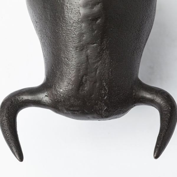 Tauro II 9L x 4W Black Cast Aluminum Raging Bull