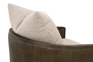 McGuire Swivel Club Chair