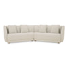 Moe's Fraser 2 Piece Modular Sofa Off White