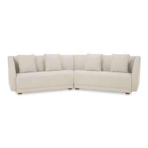 Moe's Fraser 2 Piece Modular Sofa Off White