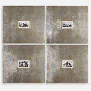 Historical Buildings Framed Art Set/4