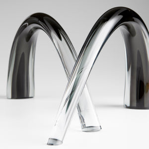 Vault Sculpture in Grey and Clear