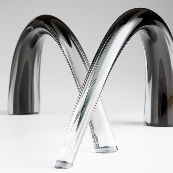 Vault Sculpture in Grey and Clear