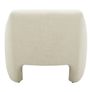 Kenzie Accent Chair in Textured Dune Fabric