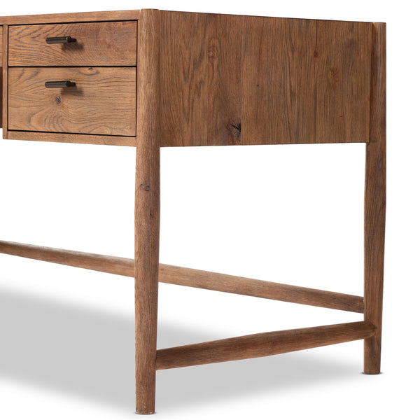Glenview Desk In Weathered Oak