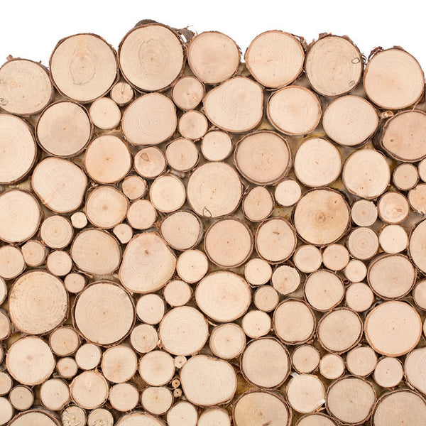 Sliced Wood 48" Wall Art Round