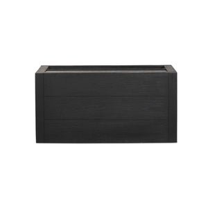 Warby Nightstand - Worn Black Veneer