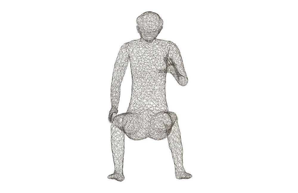 Crazy Wire Lounging Female - A